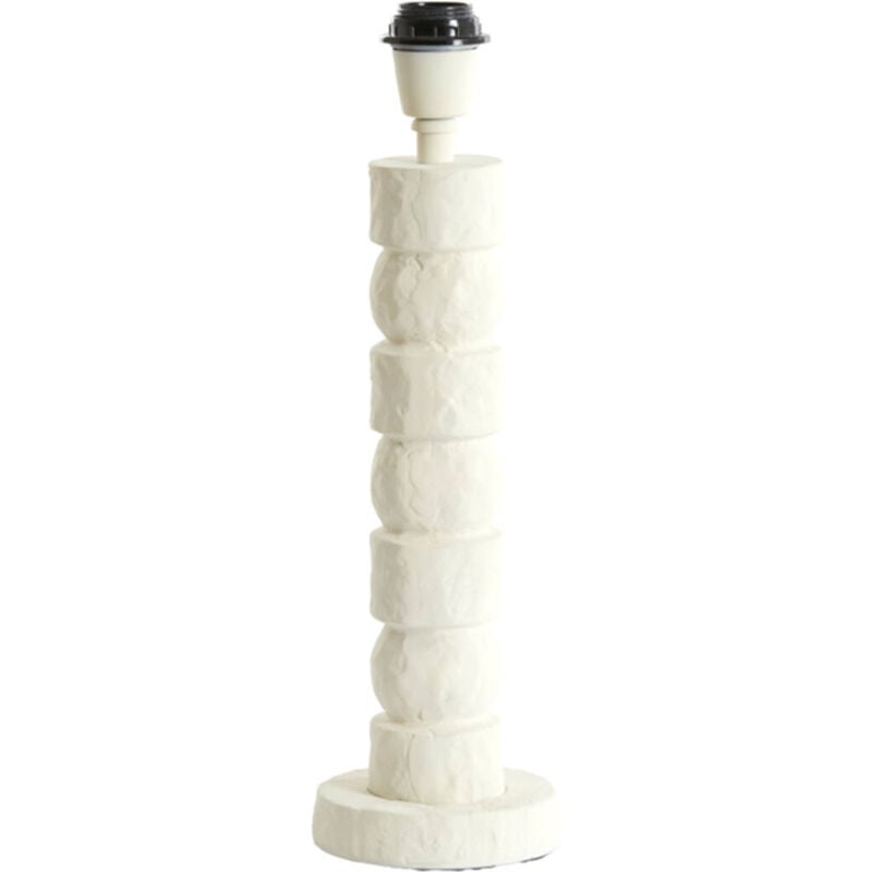 foto del prodotto lampada da tavolo akti beige metallo light living