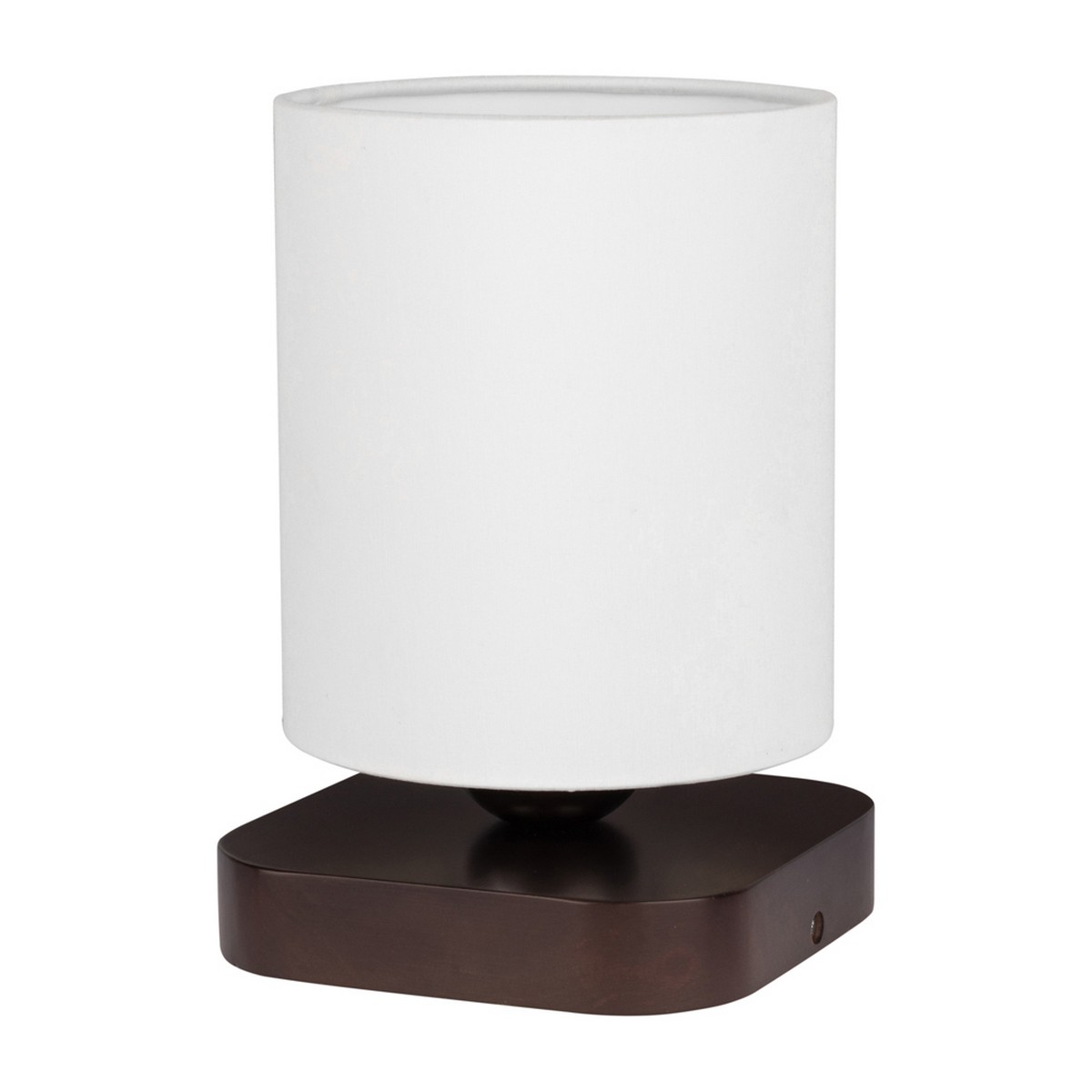 foto del prodotto lampada da tavolo alberche, marrone, legno, 13,5x13,5x20 cm, epikasa