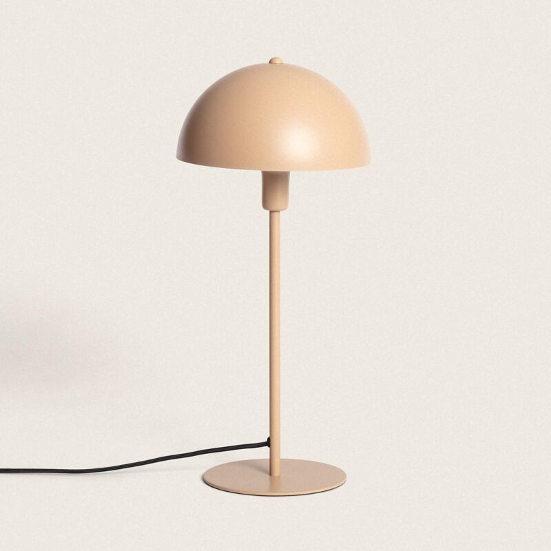 foto del prodotto lampada da tavolo alluminio madow cammello