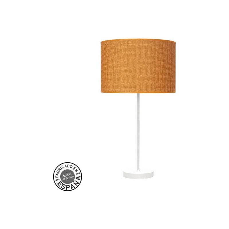 foto del prodotto lampada da tavolo alta 1xe27 bianco arancione 63x30x30cm moda