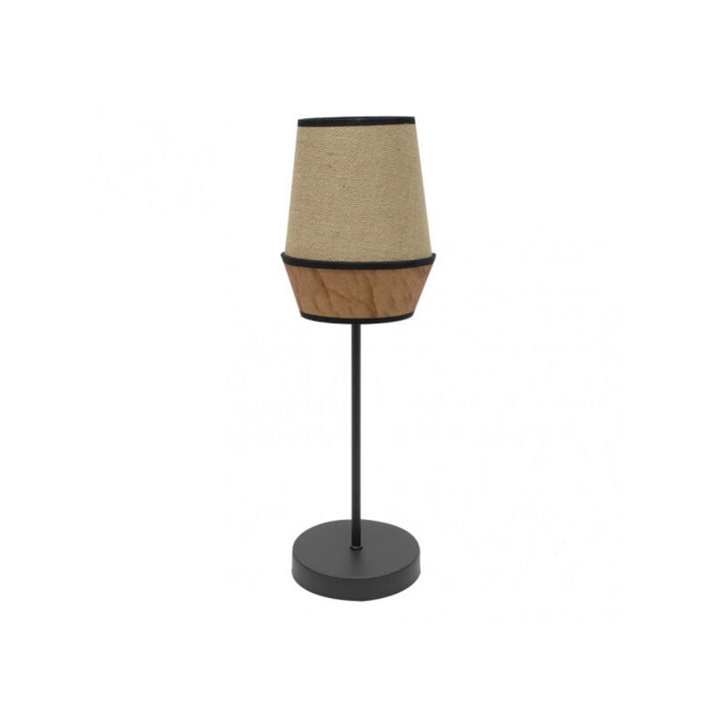 foto del prodotto lampada da tavolo alta bell 1xe27 sacco/marrone 74x25x25 cm