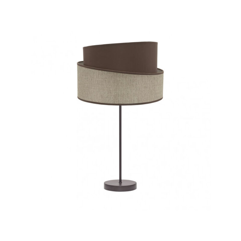 foto del prodotto lampada da tavolo alta hara 1xe27 marrone/marrone 66x35x35 cm