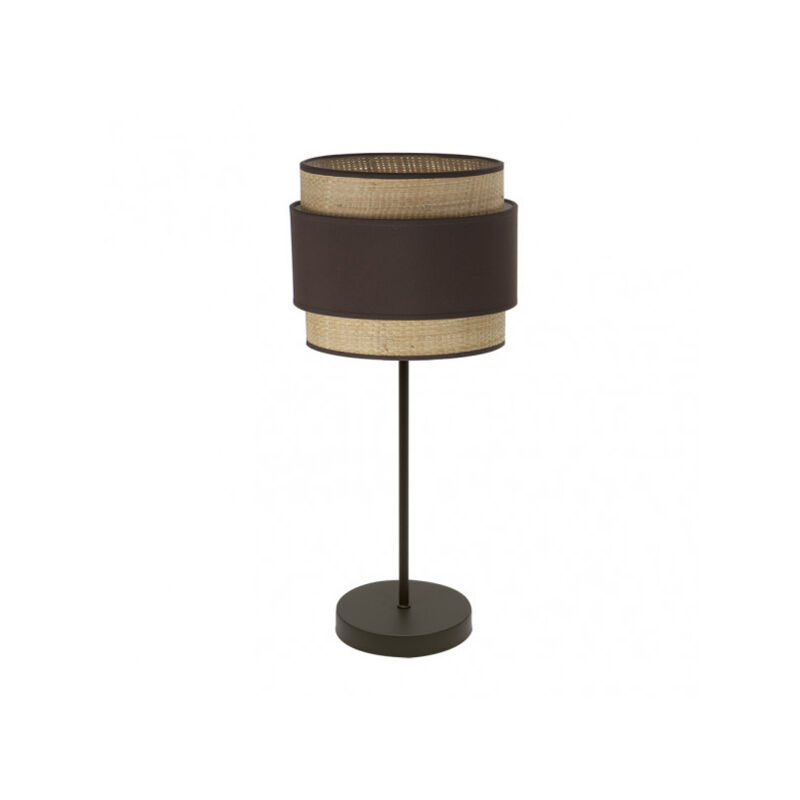 foto del prodotto lampada da tavolo alta kandy 1xe27 naturale marrone 67x30x30 cm