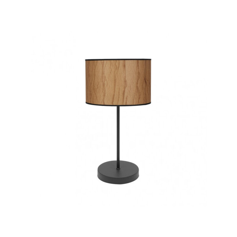 foto del prodotto lampada da tavolo alta tapiro 1xe27 pergamena nero 63x30x30 cm
