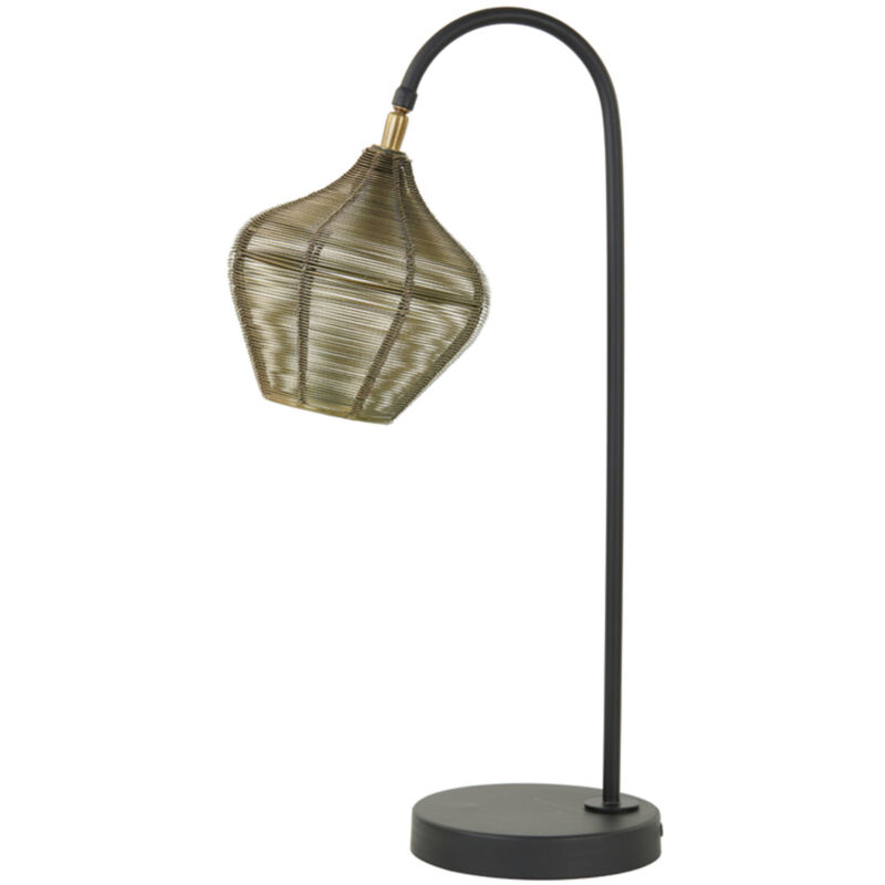foto del prodotto lampada da tavolo alvaro bronzo metallo light living
