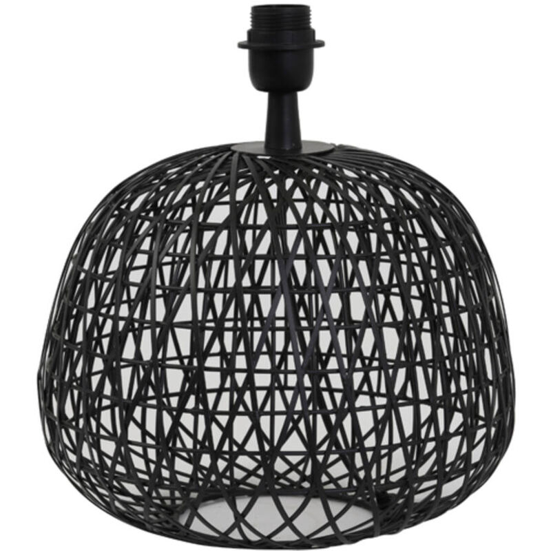 foto del prodotto lampada da tavolo alwina nero metallo light living