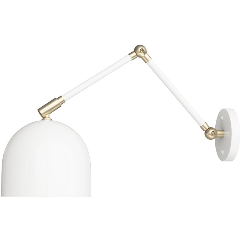 foto del prodotto lampada da tavolo applique da parete lodf bianco