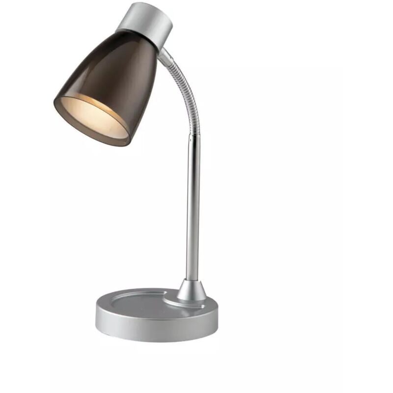 foto del prodotto lampada da tavolo arkimede in metallo nero, 40w