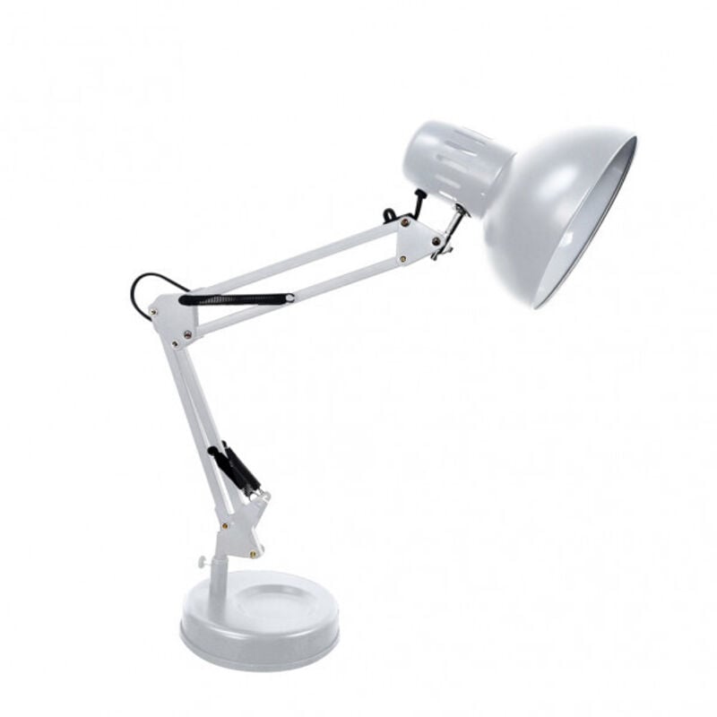 foto del prodotto lampada da tavolo articolata in rutilo 1xe27 argento 57x39x15 cm