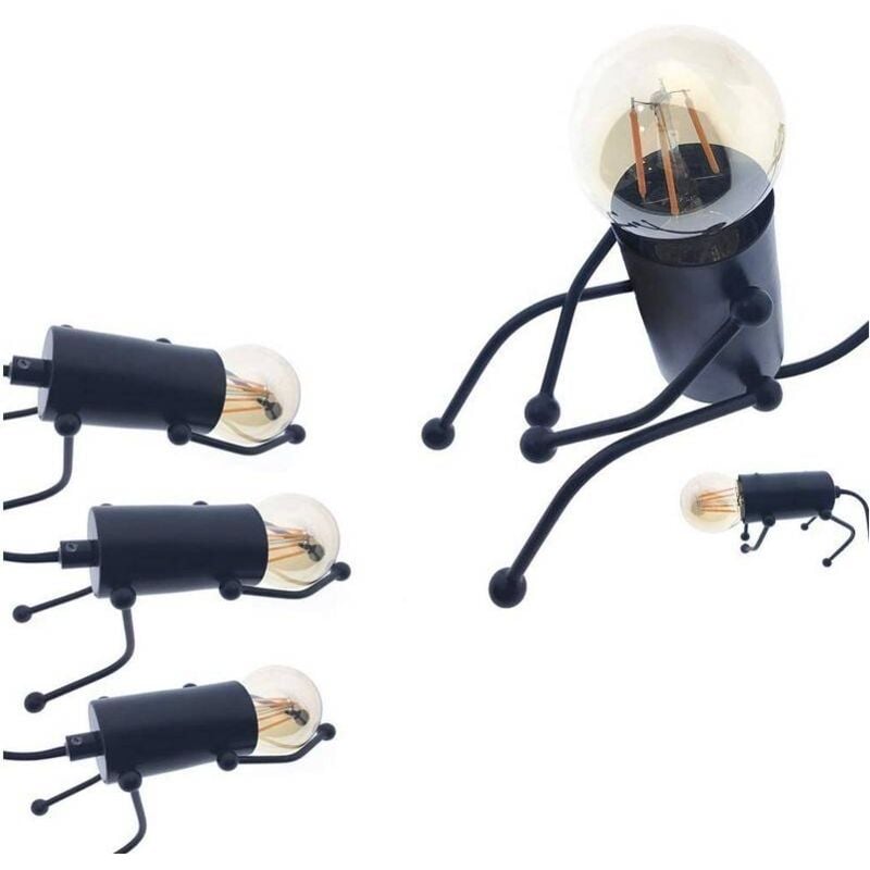 foto del prodotto lampada da tavolo articolata per bambole doll e27