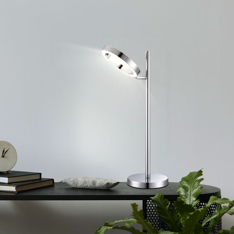 foto del prodotto lampada da tavolo artistica a led da 9 w con interruttore per biblioteca orell