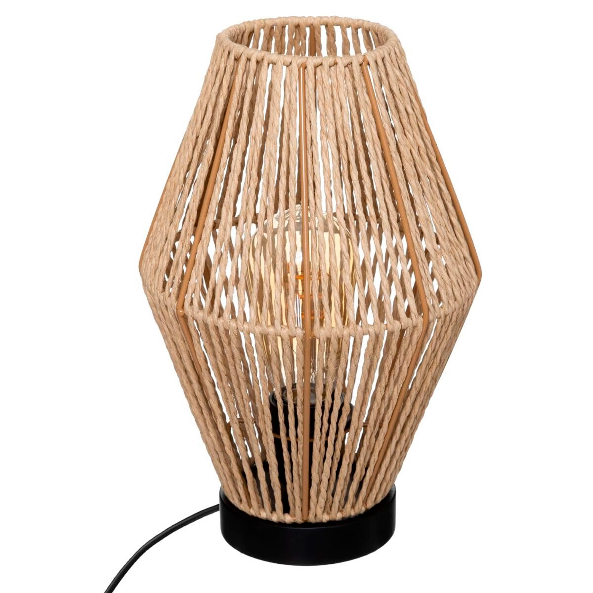foto del prodotto lampada da tavolo atmosphera aissa nature h.32cm - decorazione naturale