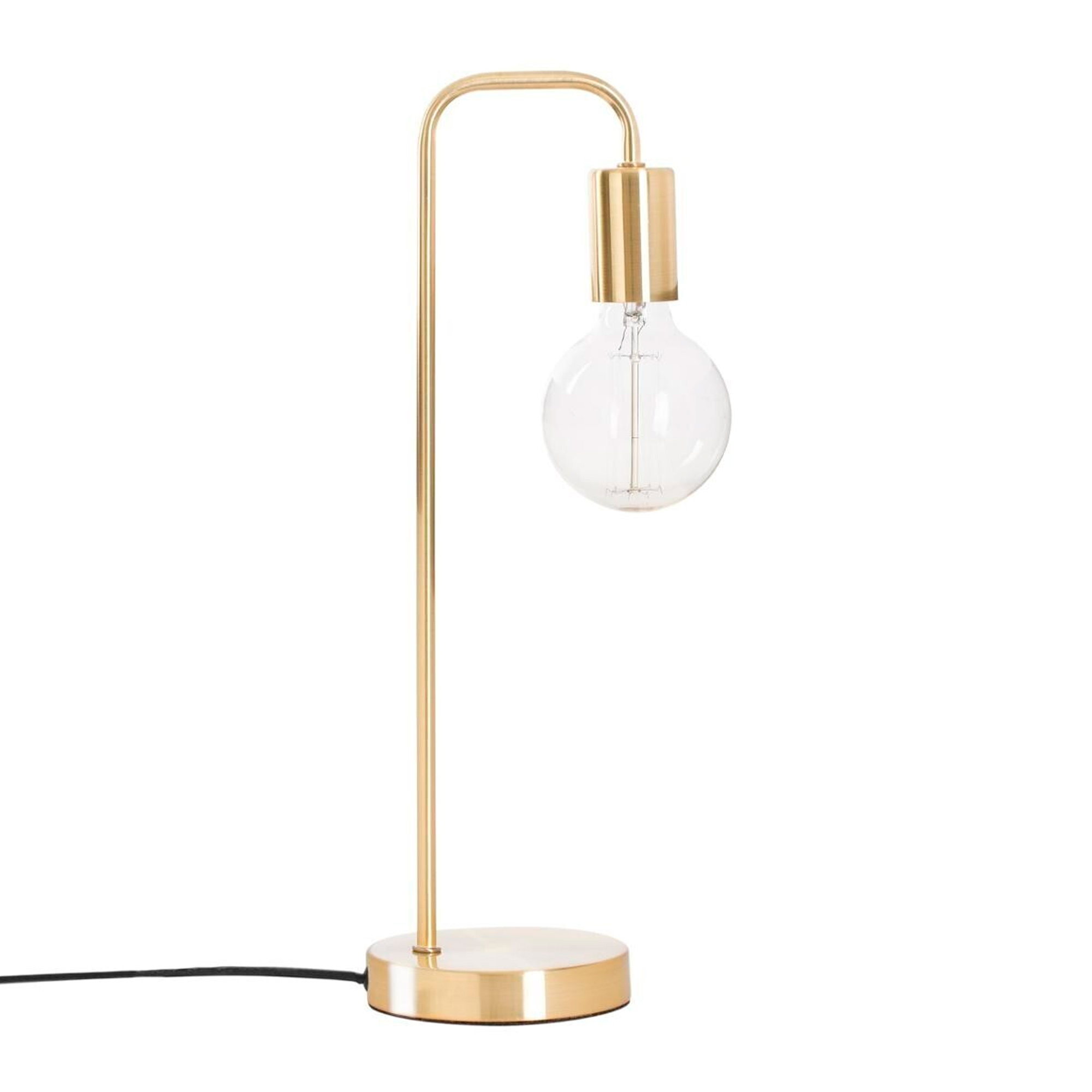 foto del prodotto lampada da tavolo atmosphera in metallo dorato h.45cm stile chic e contemporaneo