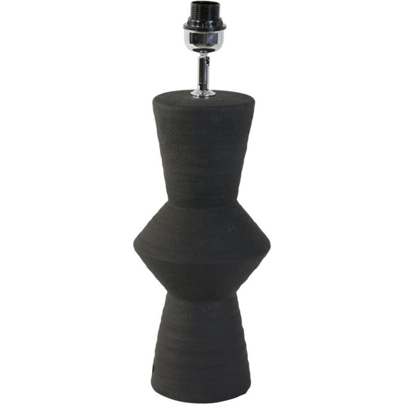 foto del prodotto lampada da tavolo ayla nero ceramica light living