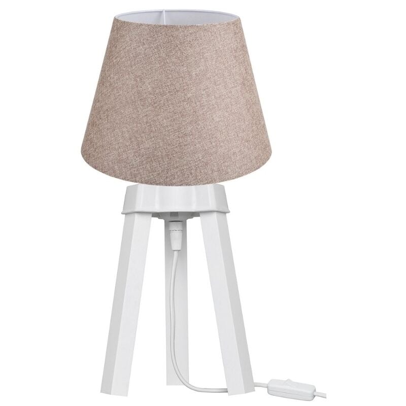 foto del prodotto lampada da tavolo beige 21x30 cm