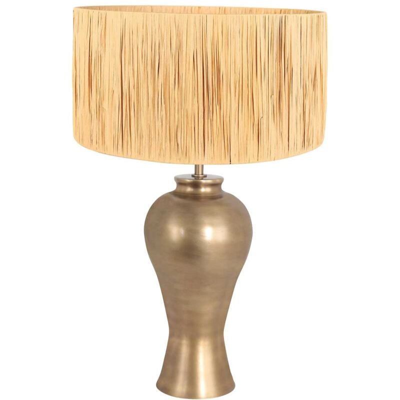 foto del prodotto lampada da tavolo brass bronzo erba legno steinhauer