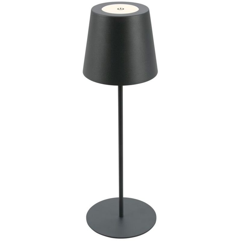foto del prodotto lampada da tavolo briloner a batteria, touch, regolabile in altezza, batteria ricaricabile sostituibile