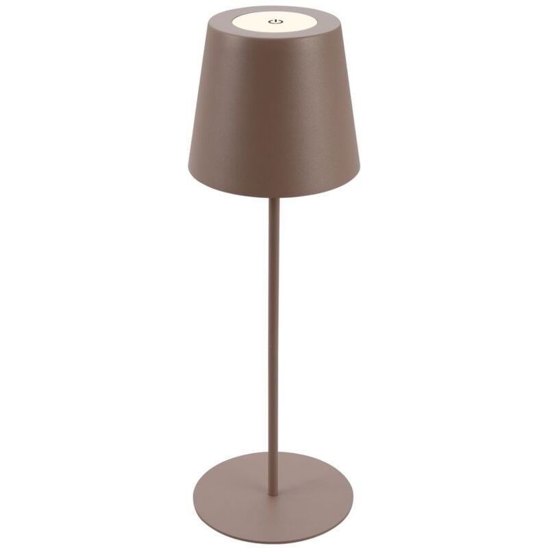 foto del prodotto lampada da tavolo briloner a batteria, touch, regolabile in altezza, batteria ricaricabile sostituibile