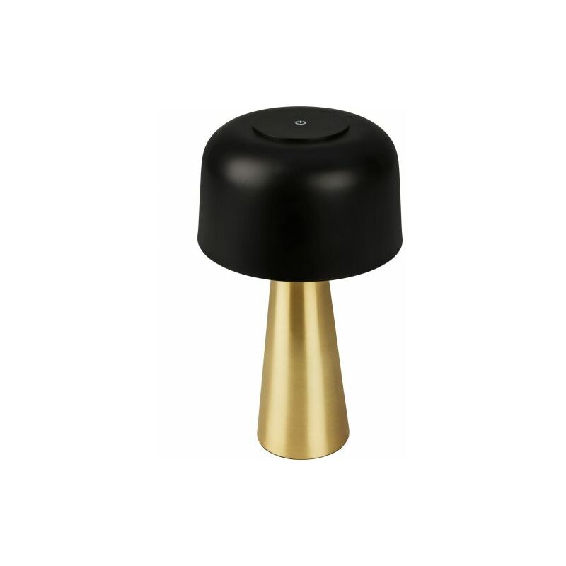 foto del prodotto lampada da tavolo bt10005 batt ricaric nero oro