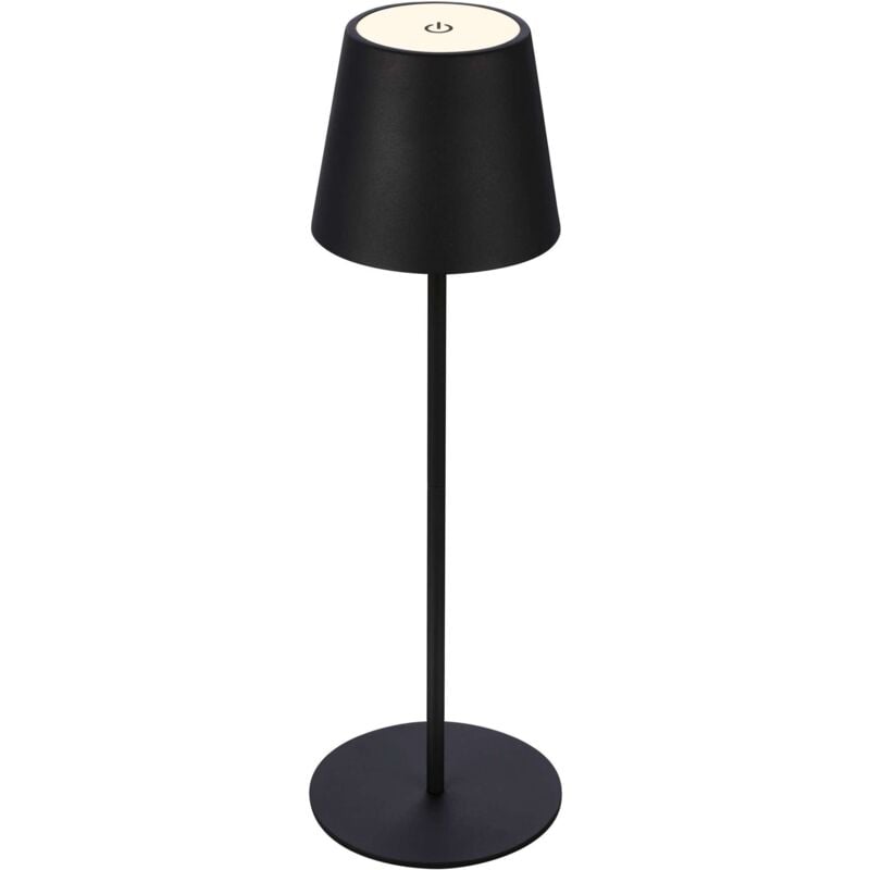 foto del prodotto lampada da tavolo bt10008 nero batteria ricaric.