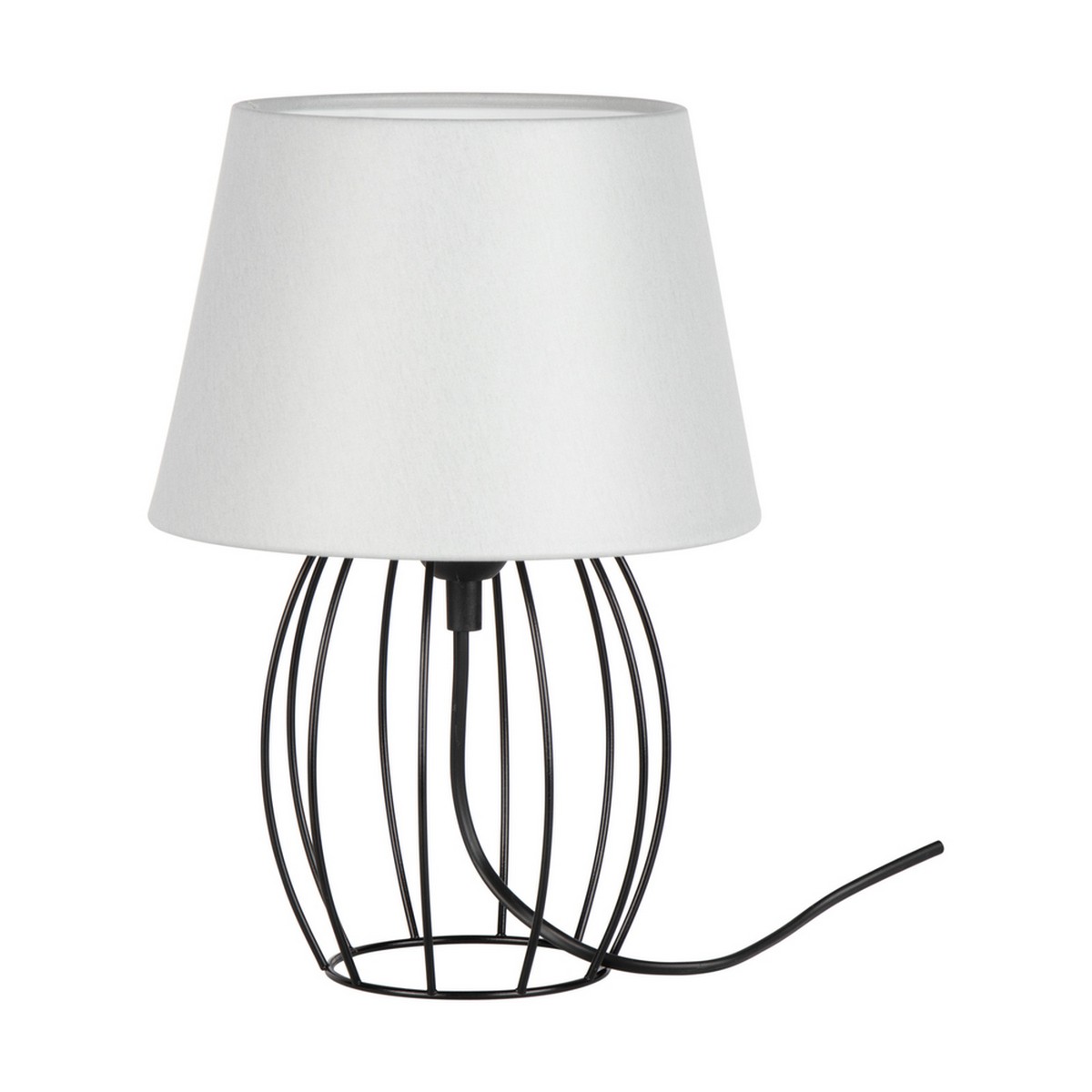 foto del prodotto lampada da tavolo bullaque, nero, metallo, 20x20x29 cm, epikasa