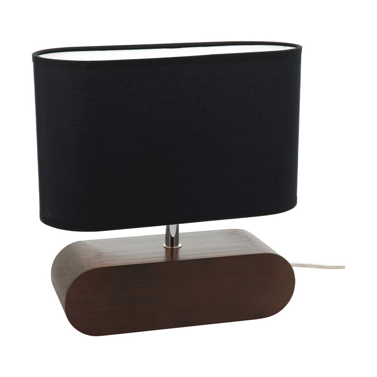 foto del prodotto lampada da tavolo cares, marrone, legno, 12x30x31 cm, epikasa