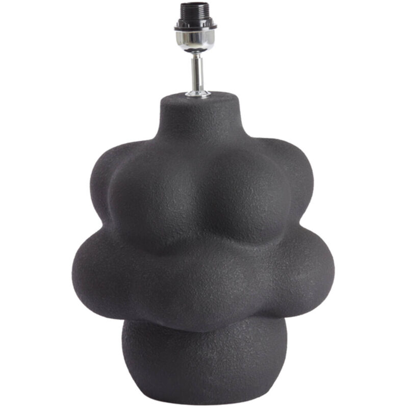 foto del prodotto lampada da tavolo carilo nero ceramica light living