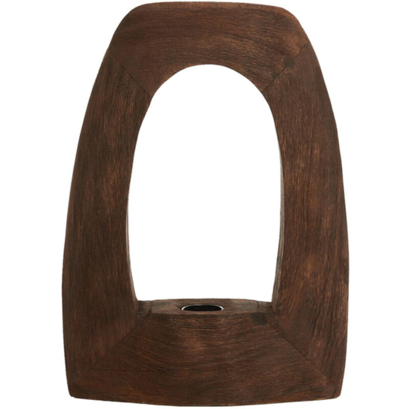 foto del prodotto lampada da tavolo - carini - marrone - legno - - light&amp;living