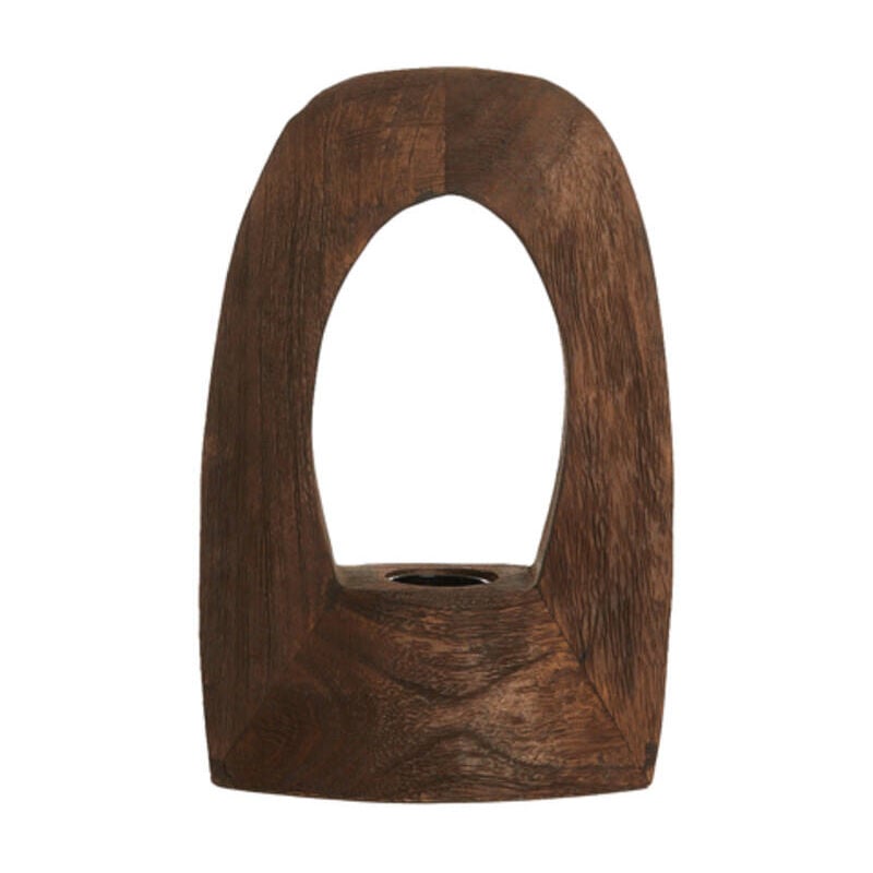 foto del prodotto lampada da tavolo carini marrone legno light living