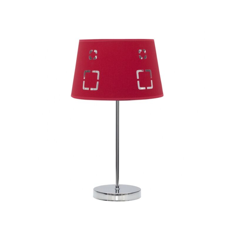 foto del prodotto lampada da tavolo celaya 1xe14 rosso de fabrilamp