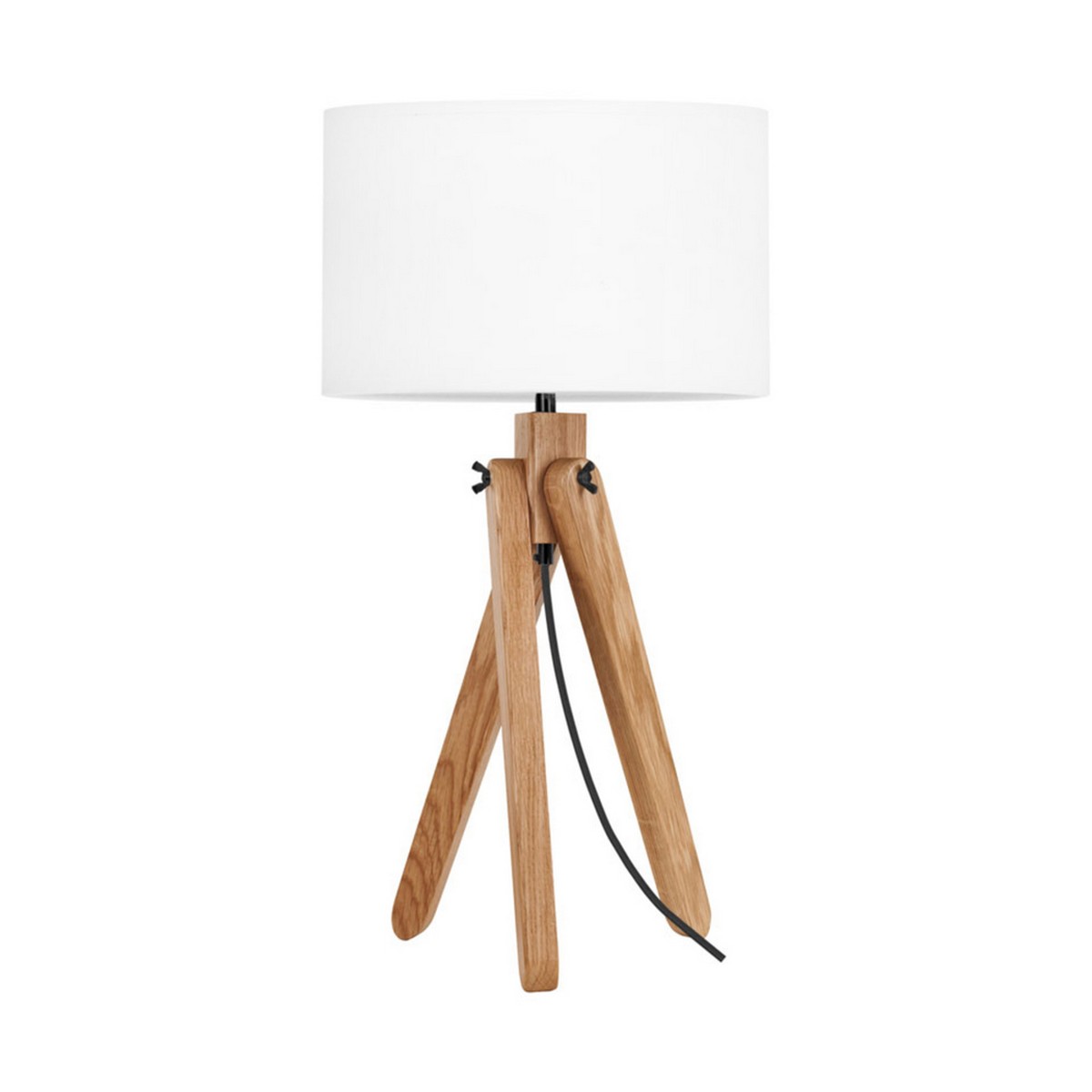 foto del prodotto lampada da tavolo cirino, marrone, legno, 30x30x68 cm, epikasa