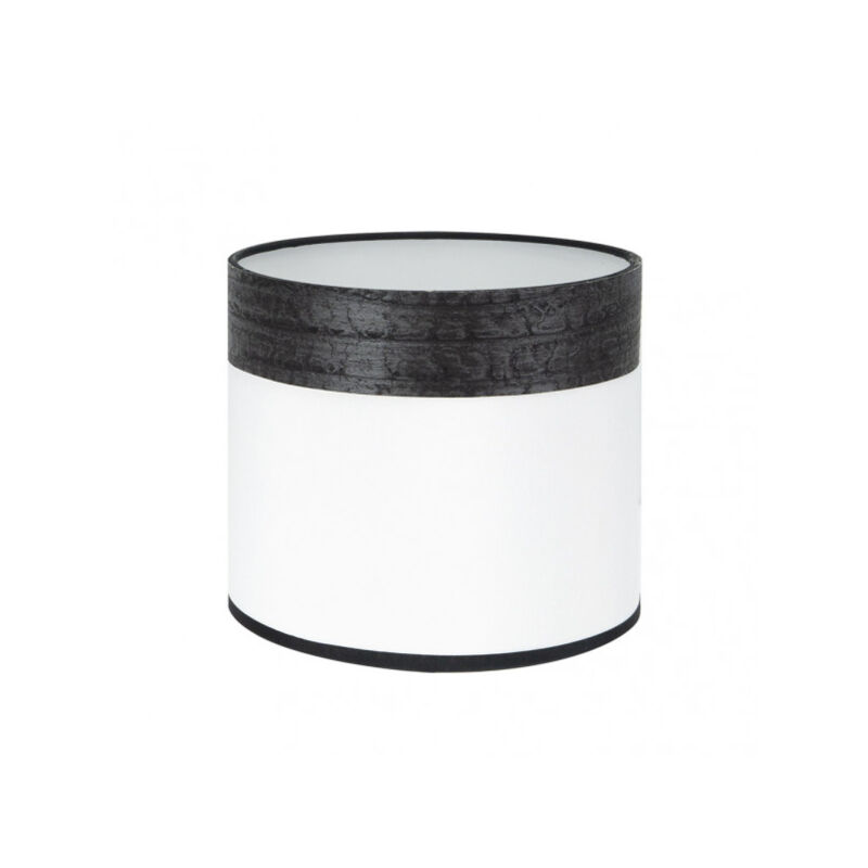 foto del prodotto lampada da tavolo cloe in legno bianco nero e14 17 x 17 x 17 x 14 cm , multicolore, taglia unica fabrilamp