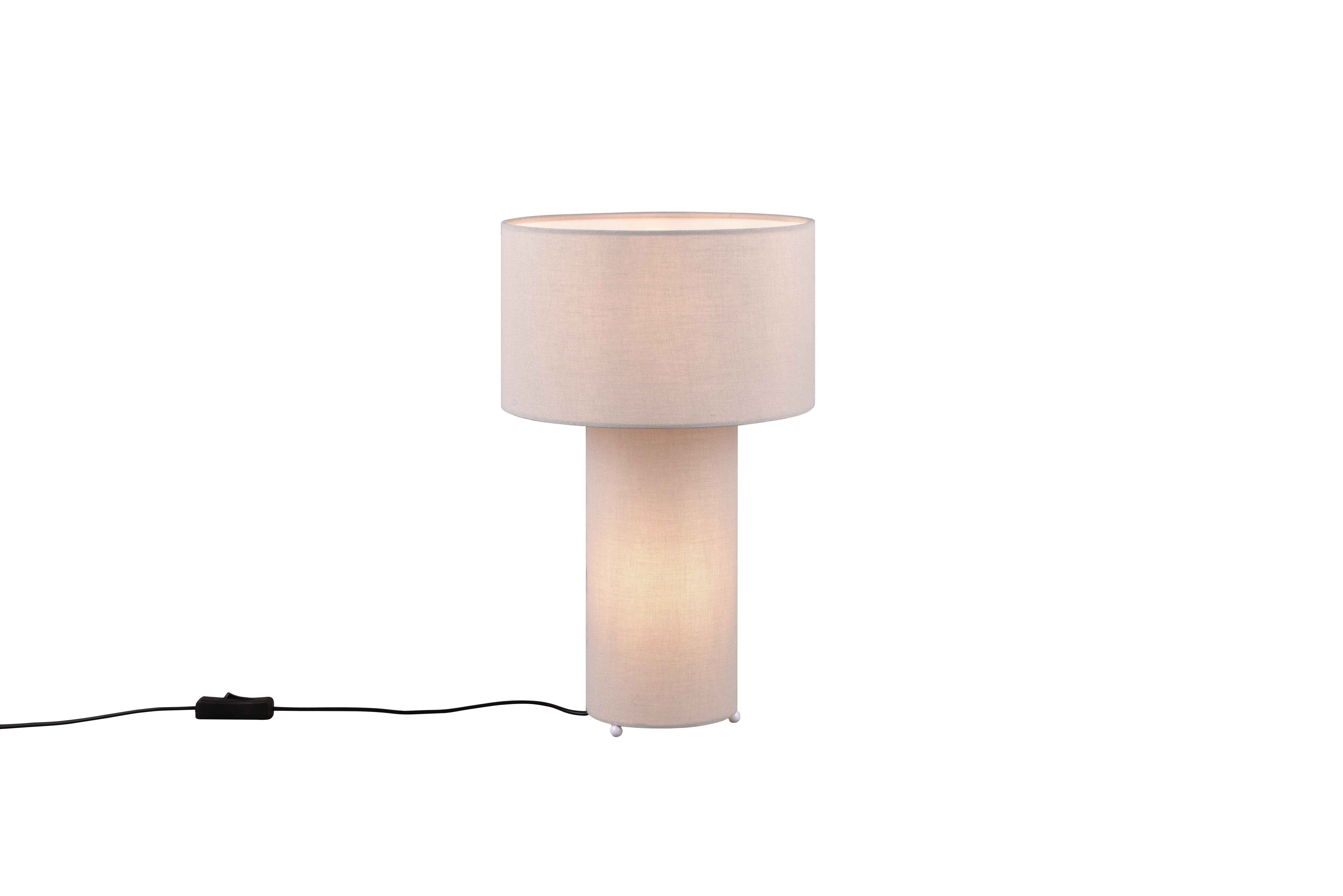 foto del prodotto lampada da tavolo con base illuminata, grigio assoluto, h 40 cm, bale