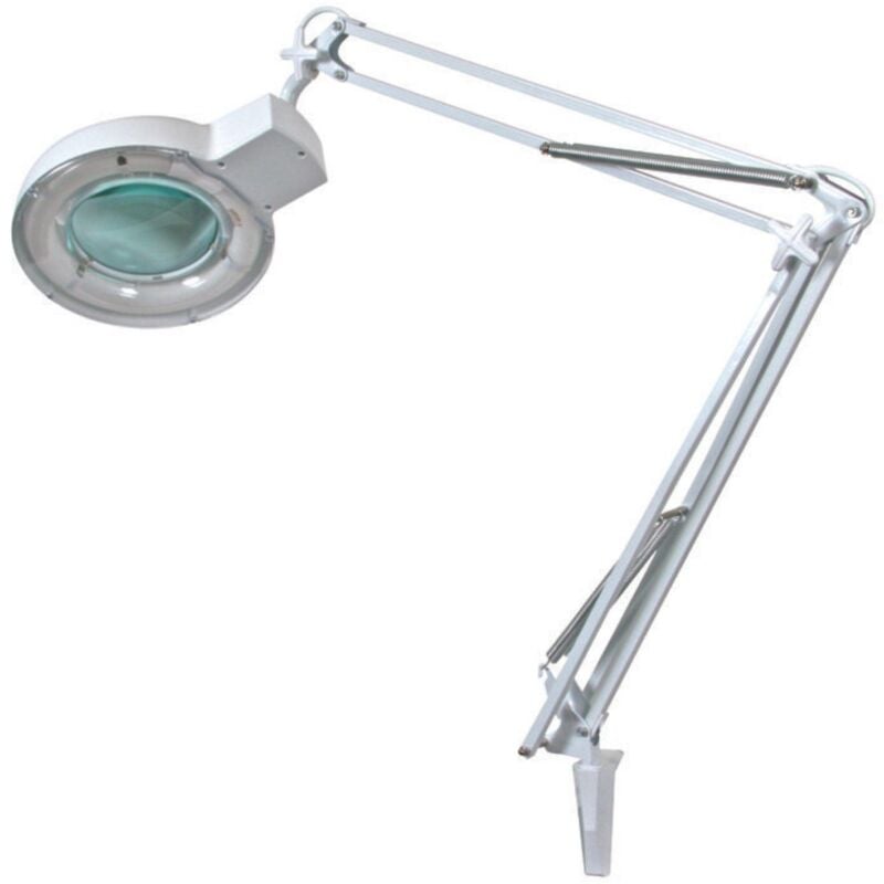 foto del prodotto lampada da tavolo con lente d ingrandimento 5 diottrie 22 w bianco