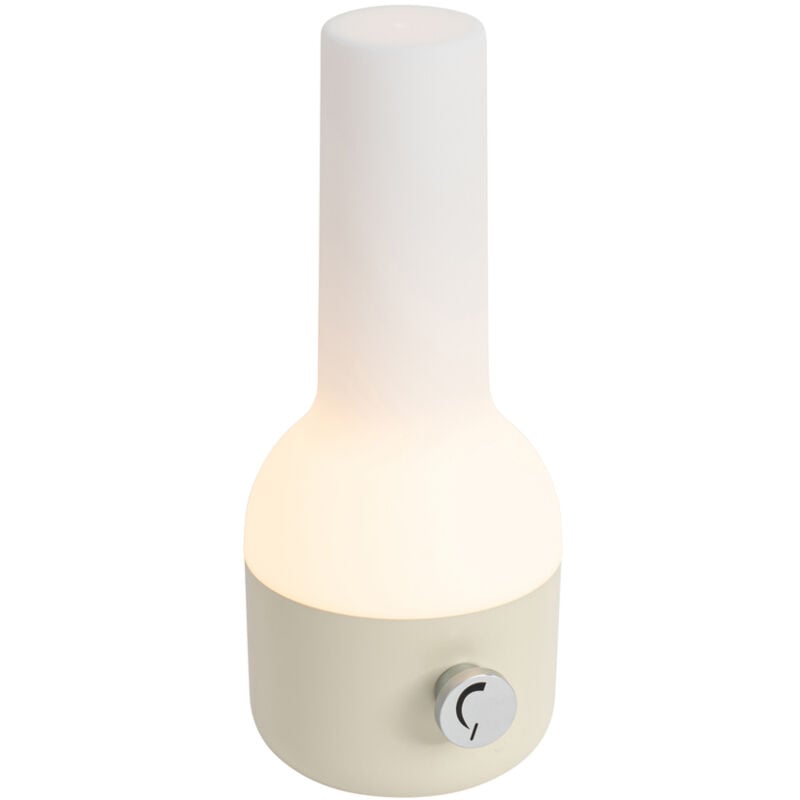 immagine 0 del prodotto lampada da tavolo con regolatore haard moderno plastico bianco beige oblungo non sostituibile led max. 1 x 2.5 watt qazqa