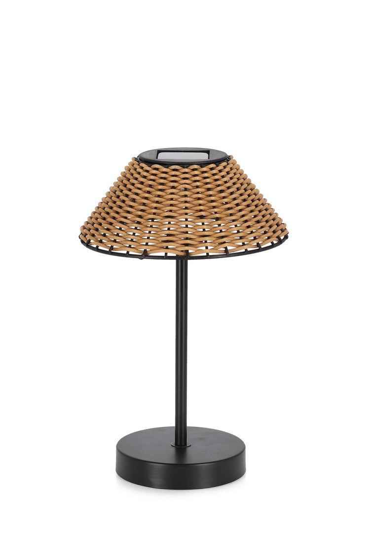 foto del prodotto lampada da tavolo con ricarica solare 20x31 cm in acciaio kalyan