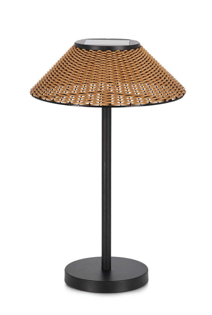 foto del prodotto lampada da tavolo con ricarica solare 30x48 cm in acciaio kayan