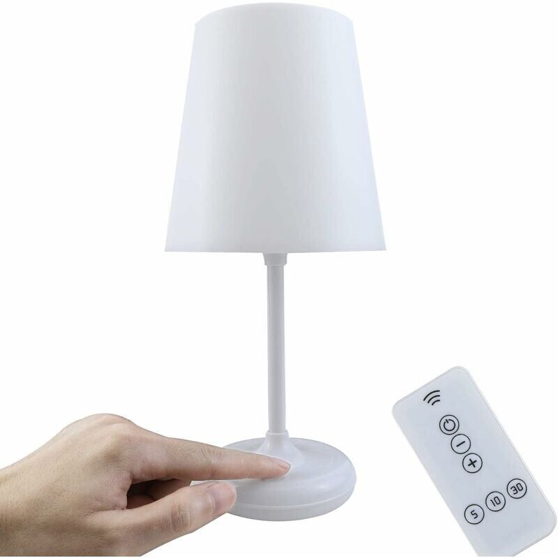 foto del prodotto lampada da tavolo con telecomando e controllo touch lampada da scrivania dimmerabile con 10 livelli di luminosit e controllo del tempo per camera