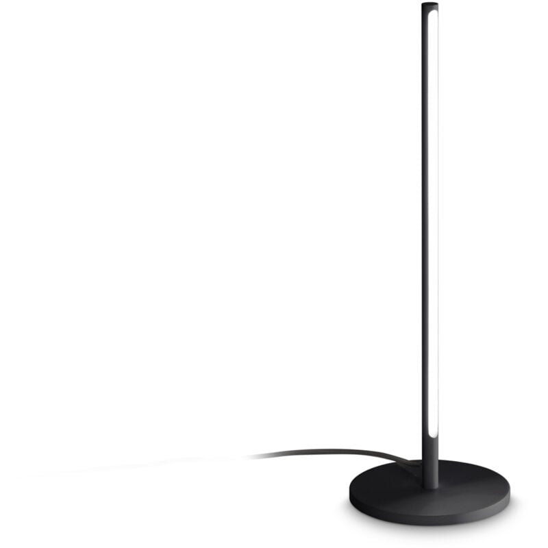 foto del prodotto lampada da tavolo contemporanea filo alluminio nero led 10,5w 3000k ip20