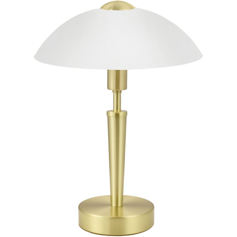 foto del prodotto lampada da tavolo contemporanea solo 1 acciaio ottone opaco 1 luce e14