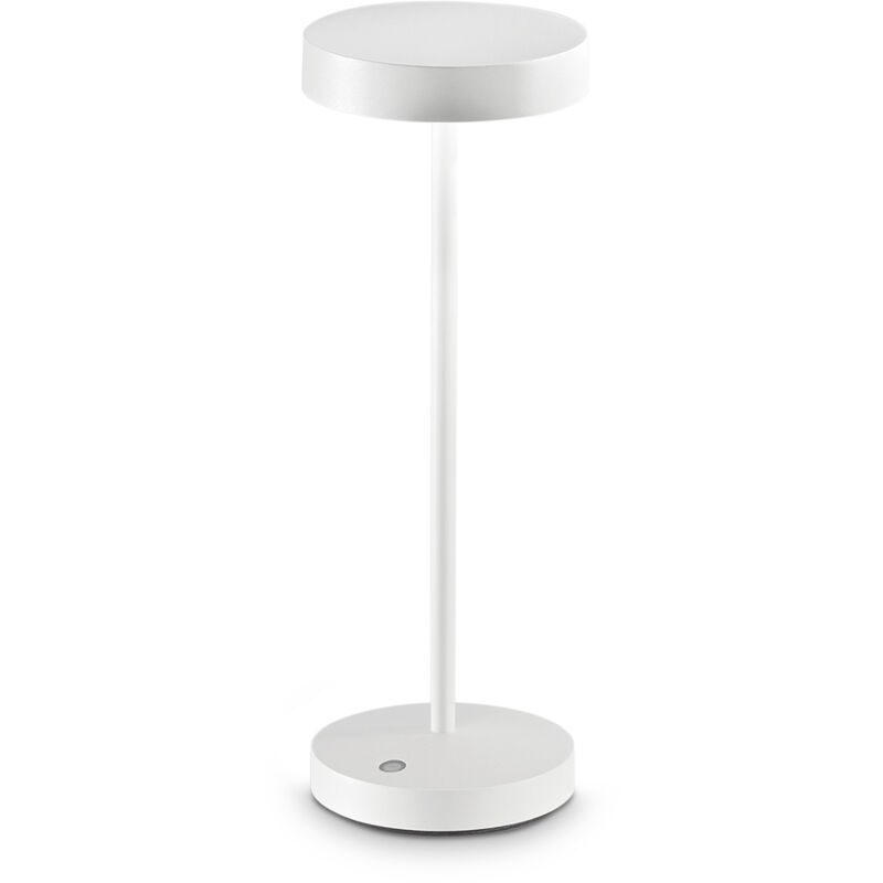 foto del prodotto lampada da tavolo contemporaneo toffee metallo bianco led 2w 3000k ip54