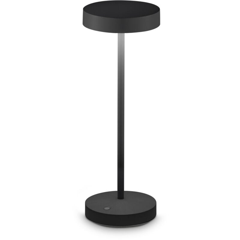 foto del prodotto lampada da tavolo contemporaneo toffee metallo nero led 2w 3000k ip54