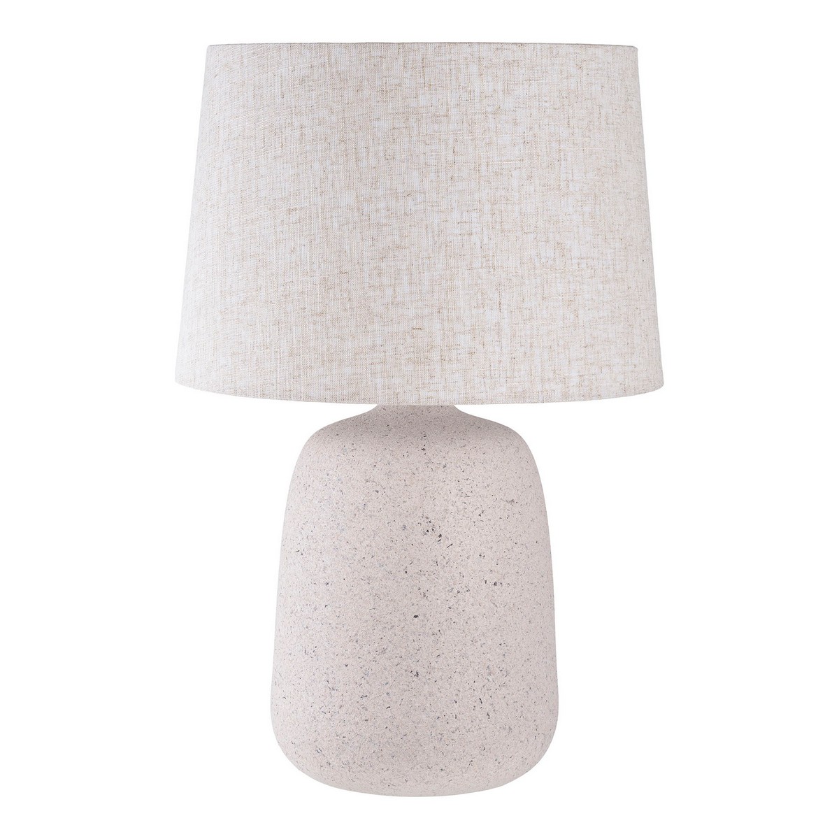 foto del prodotto lampada da tavolo croft, beige, argilla fibrosa, 30x30x47 cm, epikasa