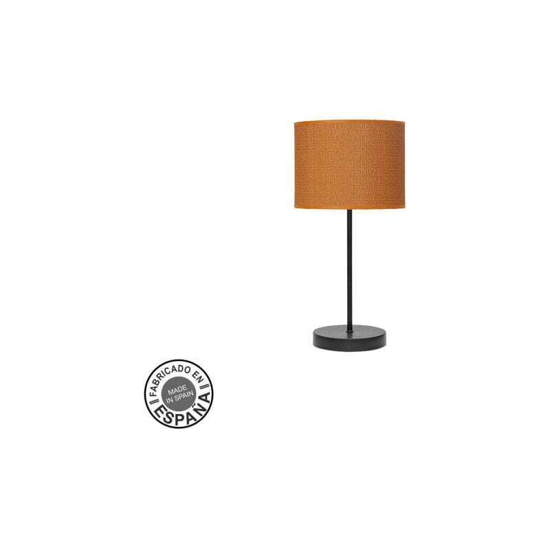 foto del prodotto lampada da tavolo de moda 1xe14 nero arancione fabrilamp