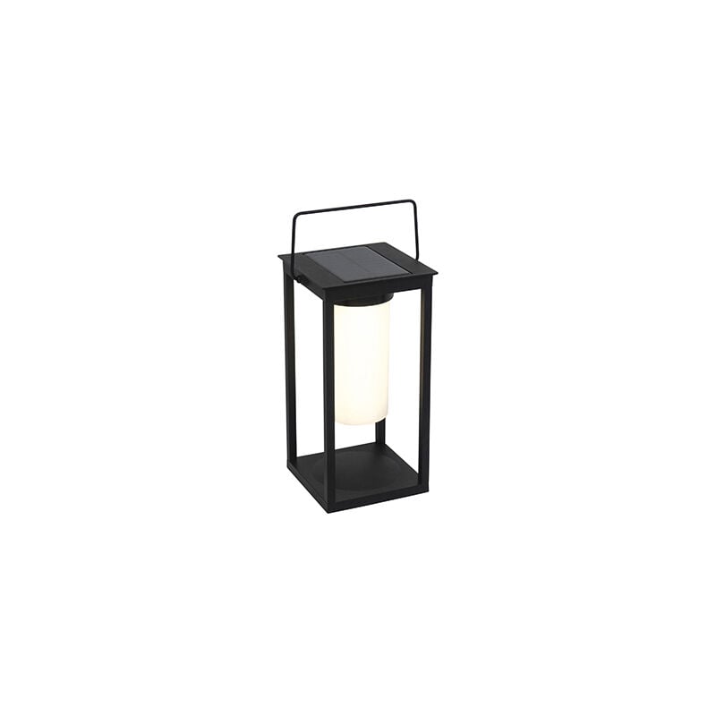 foto del prodotto lampada da tavolo denlu moderno alluminio,plastico nero allungato non sostituibile led max. 1 x 1 watt qazqa