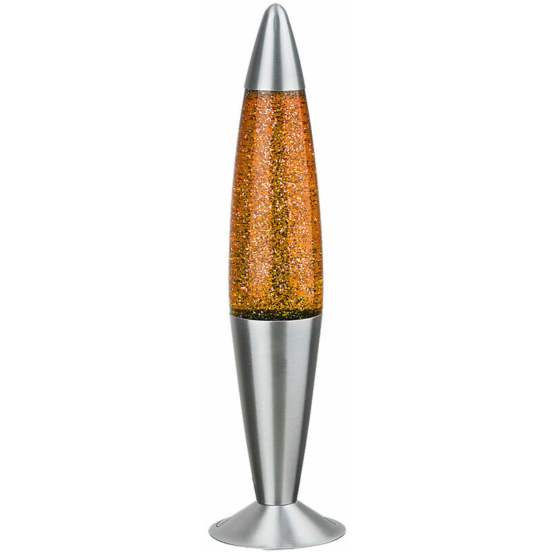 foto del prodotto lampada da tavolo design a stelo luce camera dei bambini effetto accento lampada lava glitter rabalux 4114