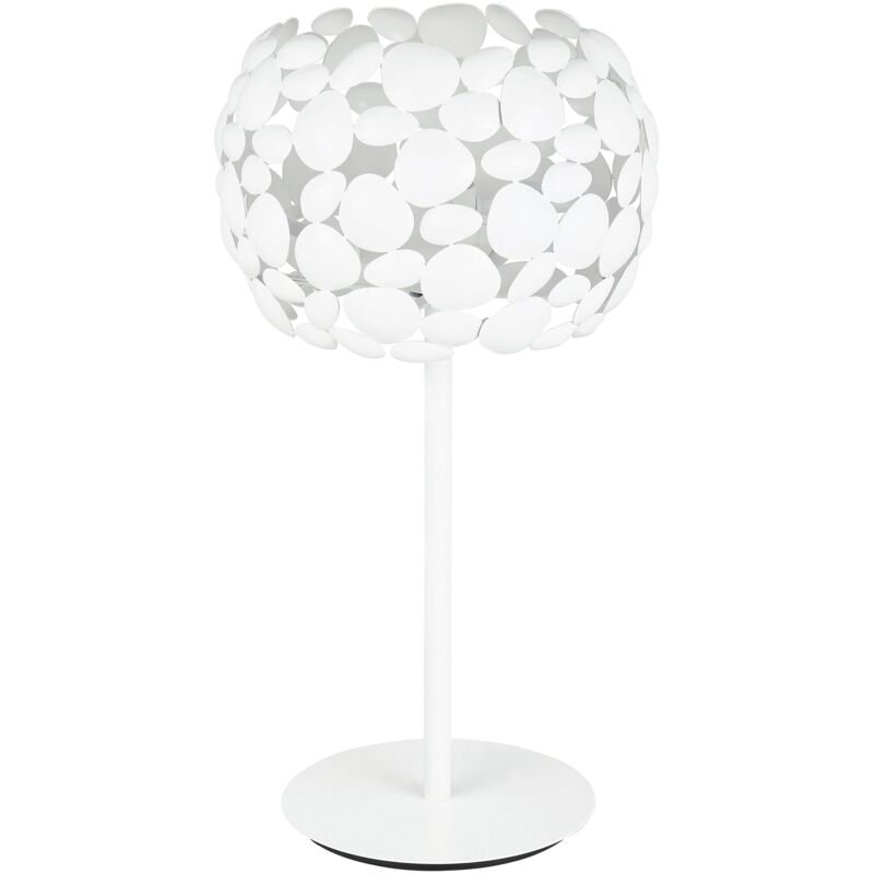 foto del prodotto lampada da tavolo dioniso in metallo bianco