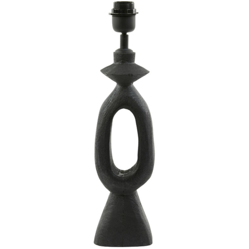 foto del prodotto lampada da tavolo django nero legno light living