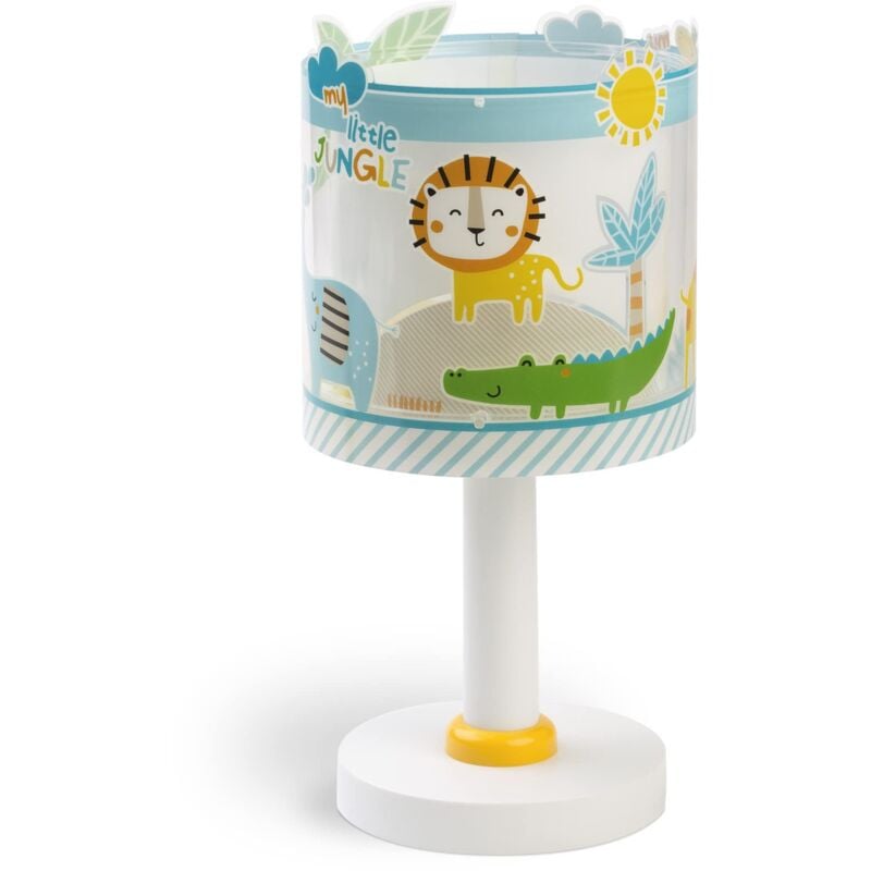 foto del prodotto lampada da tavolo e 14, giungla, multicolore, 15 x 15 x 30.5 dalber