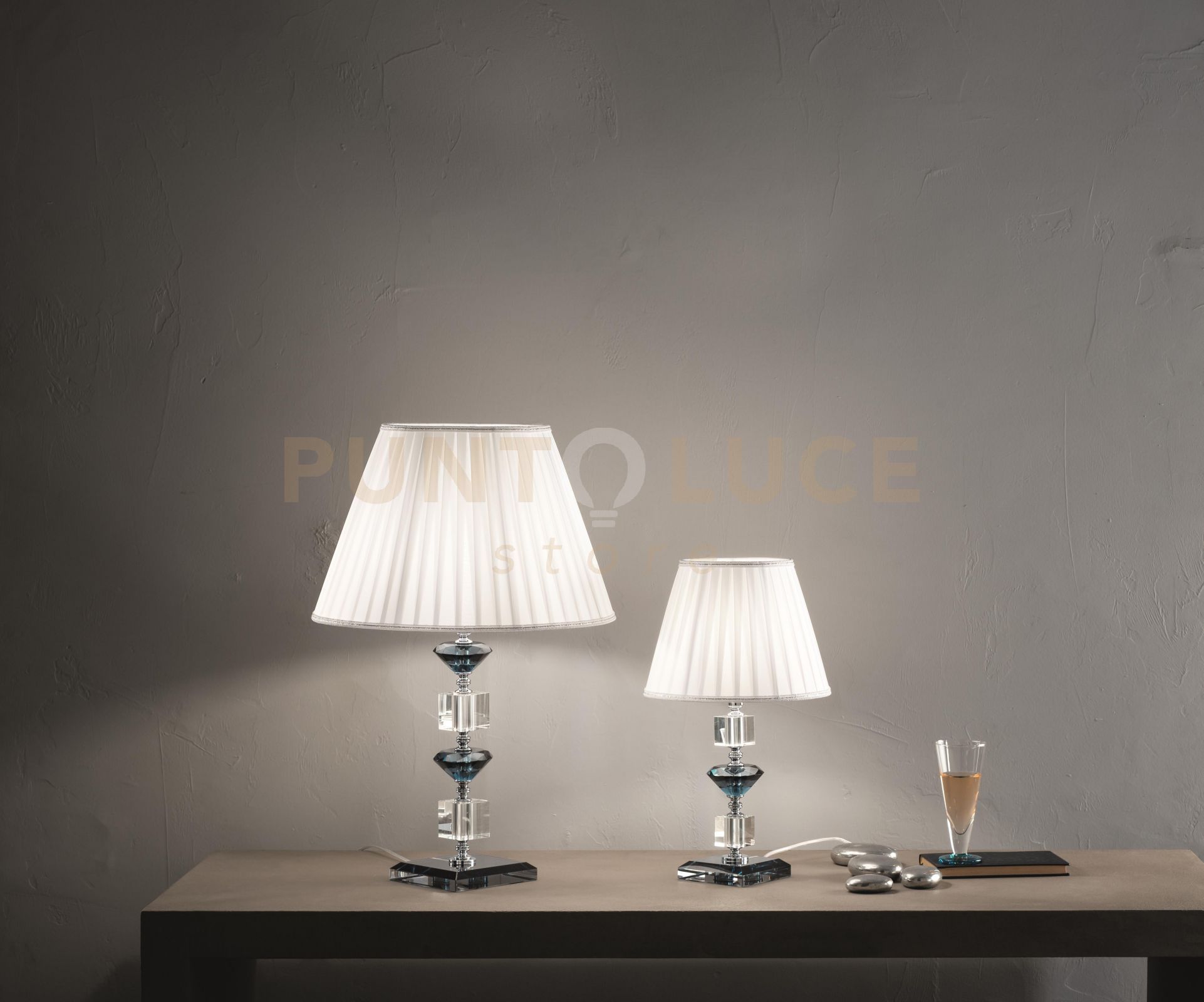 foto del prodotto lampada da tavolo e cristallo ottano gala h47 lt.gala ott